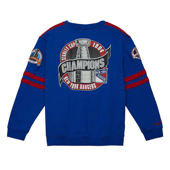 Mitchell & Ness Rangers All Over Crew Sweater - Image 2