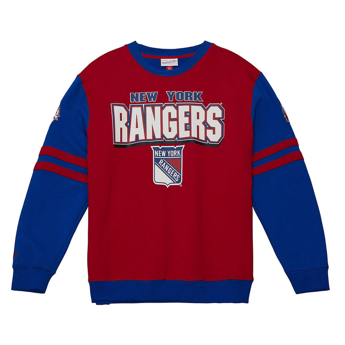 Mitchell & Ness Rangers All Over Crew Sweater