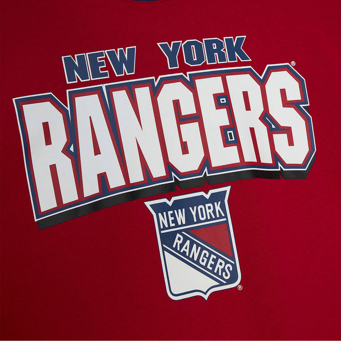 Mitchell & Ness Rangers All Over Crew Sweater - Image 3