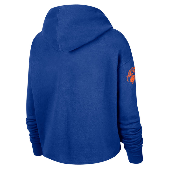 Women's Nike Knicks Courtside Crop Hood - Image 2