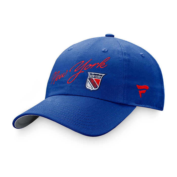 Women's Fanatics Rangers True Classic Retro Script Adjustable Hat - Image 3
