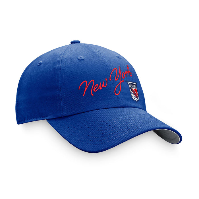 Women's Fanatics Rangers True Classic Retro Script Adjustable Hat - Image 2