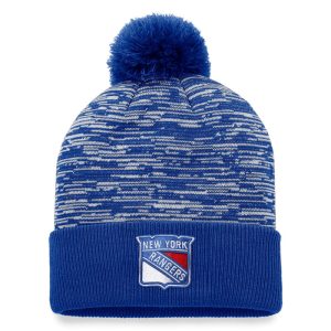 Fanatics Rangers Defender Pom Knit Hat