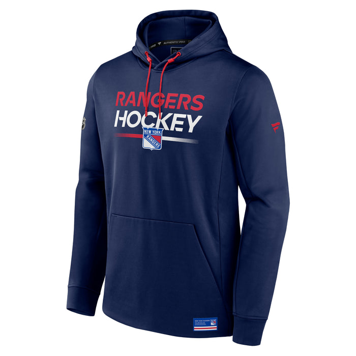 Fanatics Rangers 23-24 Authentic Pro Poly Fleece Hoodie
