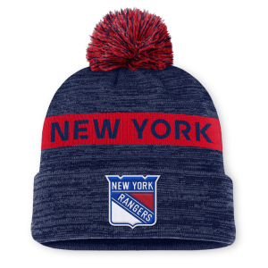 Fanatics Rangers 24-25 Authentic Pro Rink Knit Pom Beanie