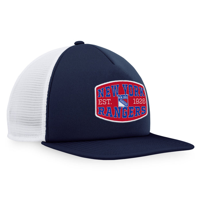 Fanatics Rangers Fundamental Foam Front Trucker Hat - Image 2