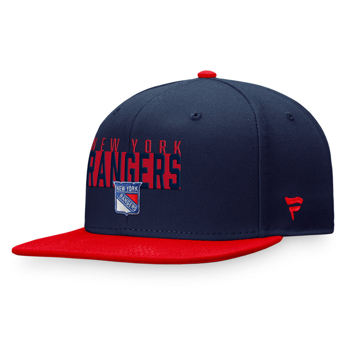 Fanatics Rangers Fundamental Color Blocked Snapback Hat