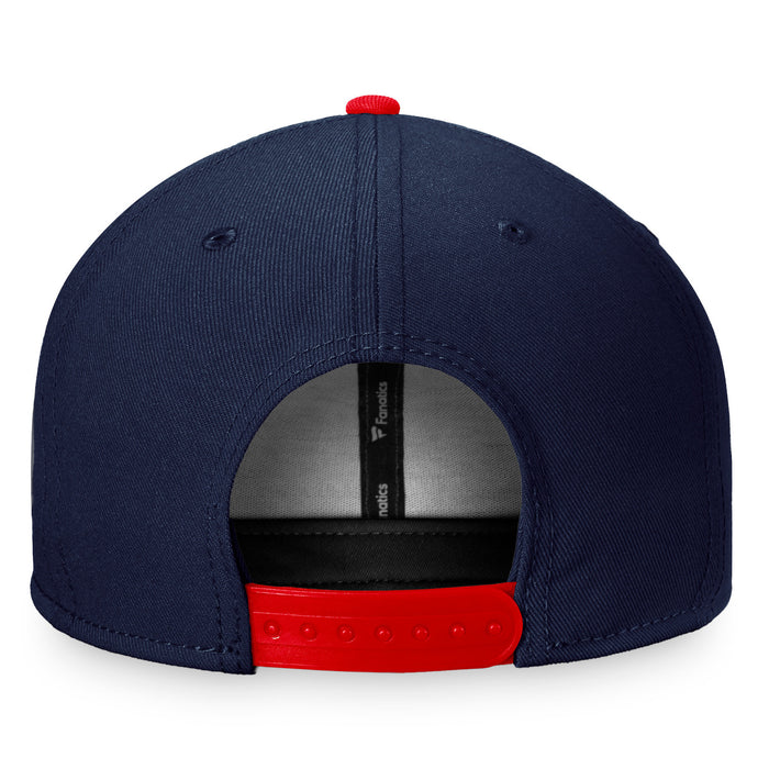 Fanatics Rangers Fundamental Color Blocked Snapback Hat - Image 3