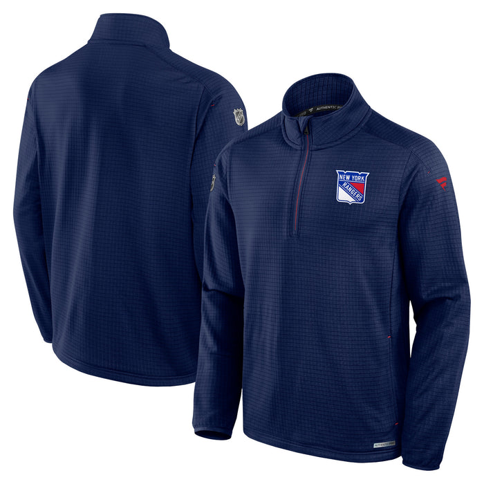 Fanatics Rangers 24-25 Authentic Pro Rink Lightweight Quarter Zip - Image 3