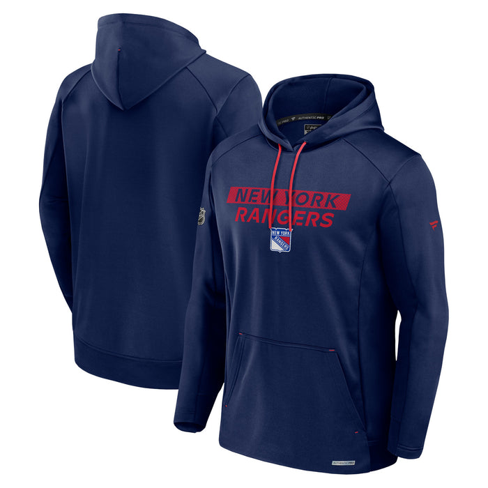 Fanatics Rangers 24-25 Authentic Pro Rink Poly Fleece Hoodie - Image 3