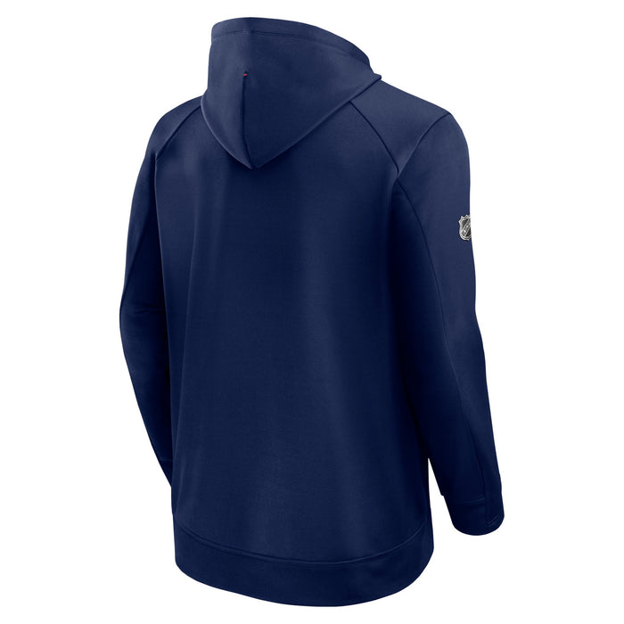 Fanatics Rangers 24-25 Authentic Pro Rink Poly Fleece Hoodie - Image 2