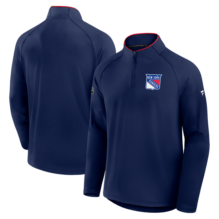 Fanatics Rangers 25-26 Authentic Pro Rink Training Quarter Zip Pullover - Image 3