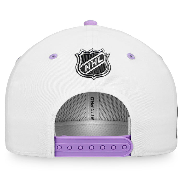 Fanatics Rangers Authentic Pro Hockey Fights Cancer Structured Adjustable - Image 4
