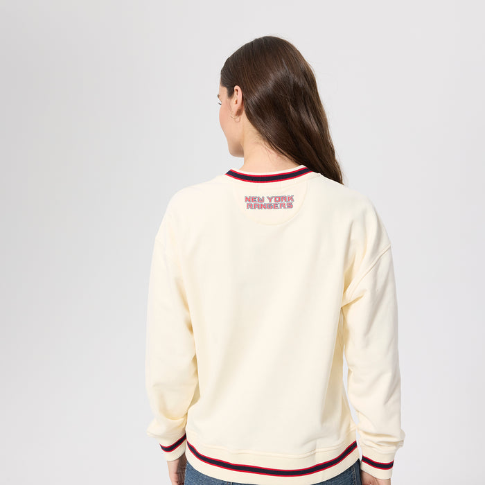 Terez Rangers Liberty Cotton V-Neck Sweater - Image 2