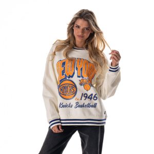 Wild Collective Knicks Oversized Baggy Graphic Crew