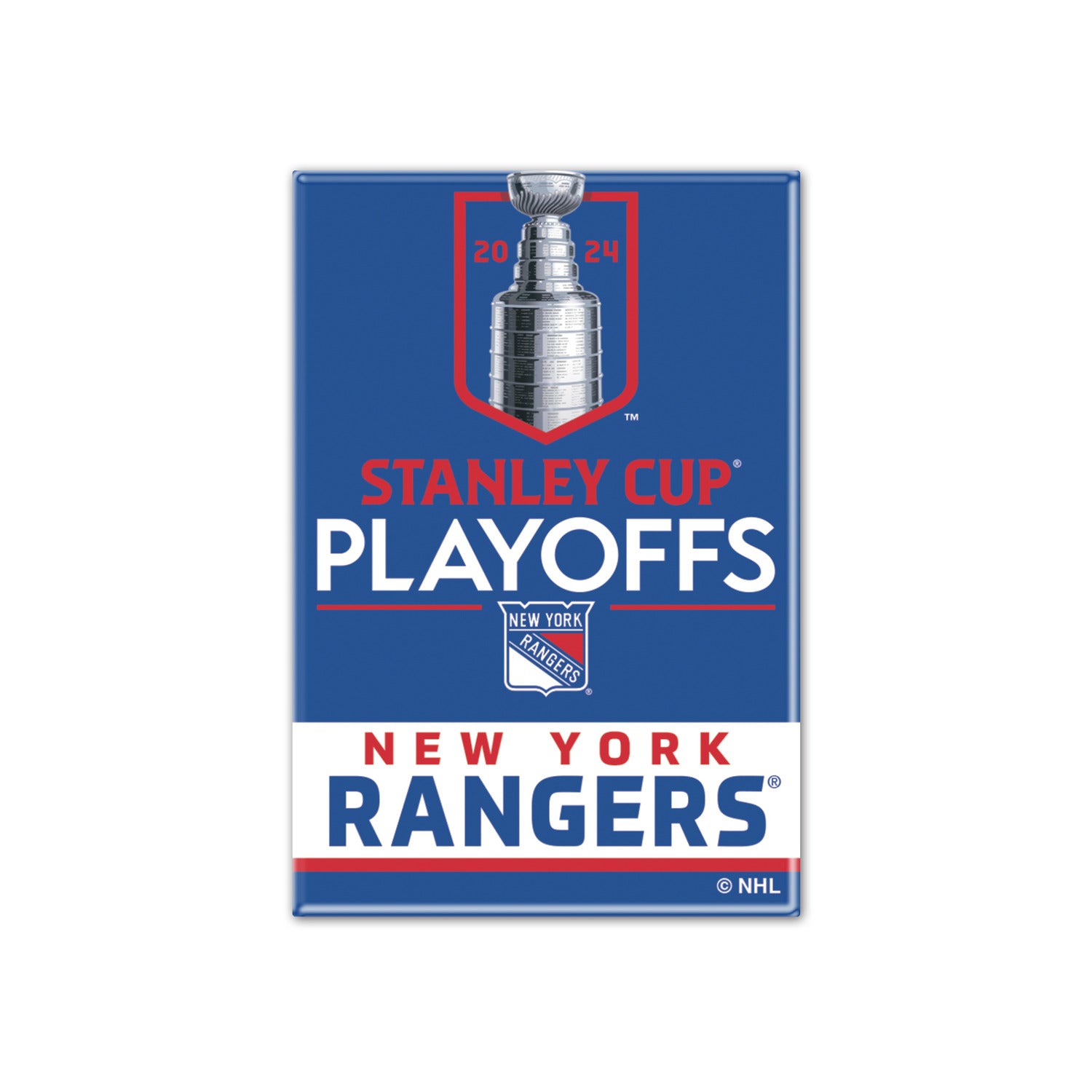 Wincraft Rangers 23-24 Playoff Participant Fridge Magnet