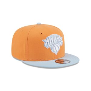 New Era Knicks Two Tone Orange Glaze/ Faded Blue Colorpack 950 Snapback