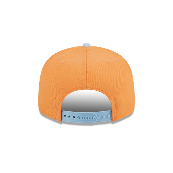 New Era Knicks Two Tone Orange Glaze/ Faded Blue Colorpack 950 Snapback - Image 3