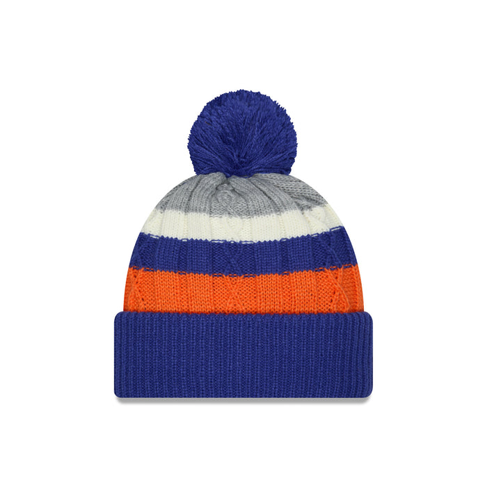 New Era Knicks Cabled Color Pom Knit - Image 2