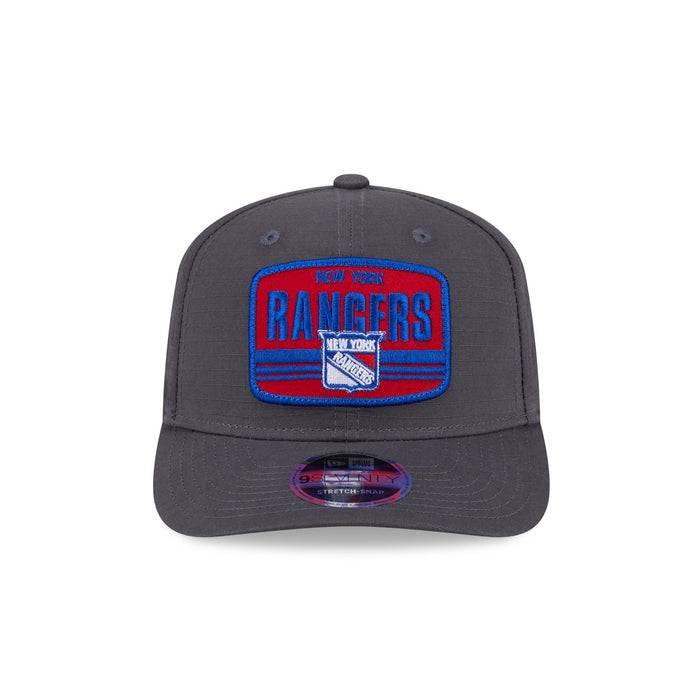 New Era Rangers Team Elevated Graphite 970 Stretch Snapback - Image 4