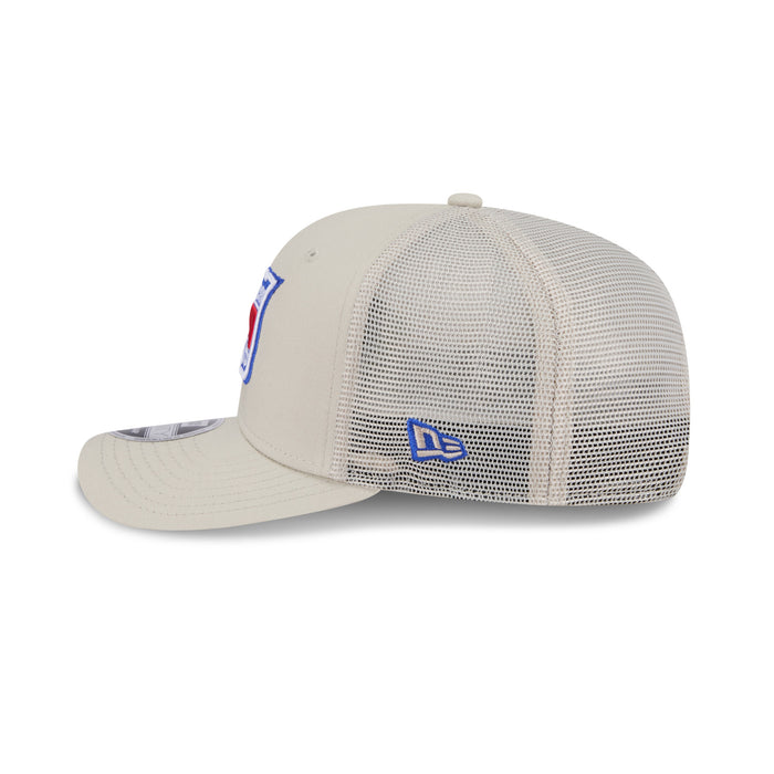 New Era Rangers Stone Canvas 970 Stretch Snapback - Image 5