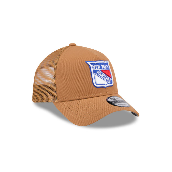 New Era Rangers Light Bronze 940 A Frame Trucker