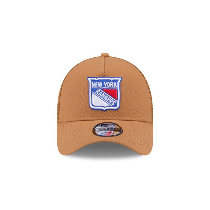 New Era Rangers Light Bronze 940 A Frame Trucker - Image 4