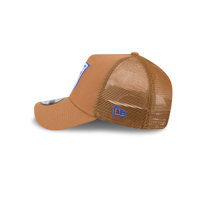 New Era Rangers Light Bronze 940 A Frame Trucker - Image 5