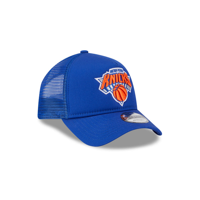New Era Knicks Royal 940 A-Frame Trucker Snapback - Image 2