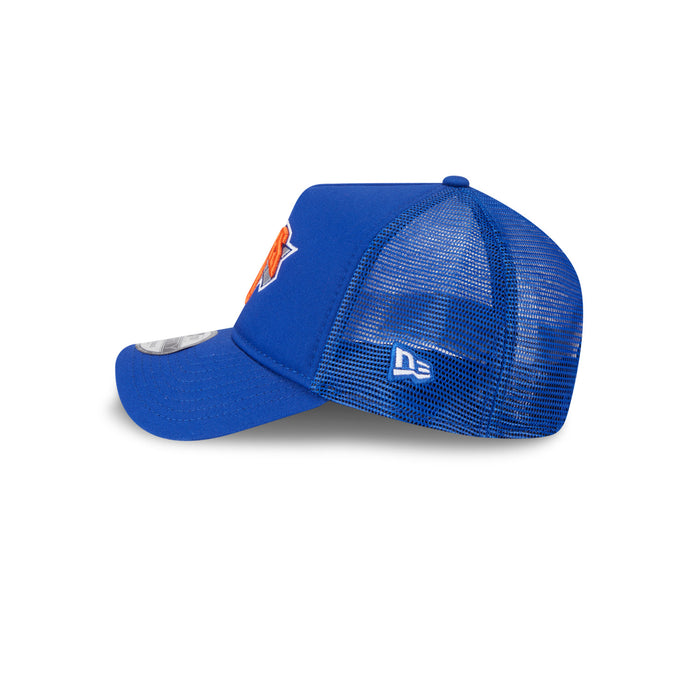 New Era Knicks Royal 940 A-Frame Trucker Snapback - Image 5