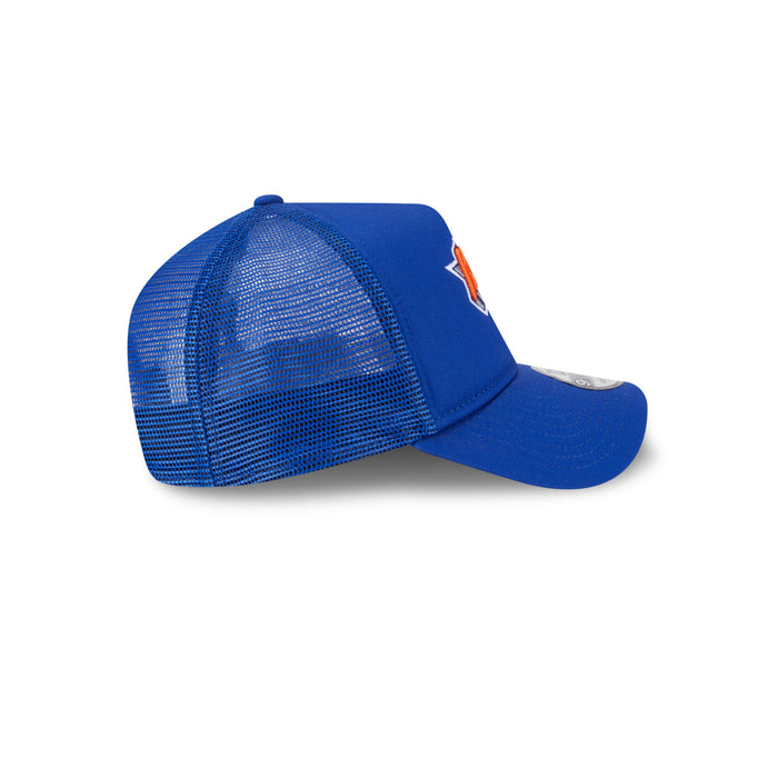 New Era Knicks Royal 940 A-Frame Trucker Snapback - Image 6