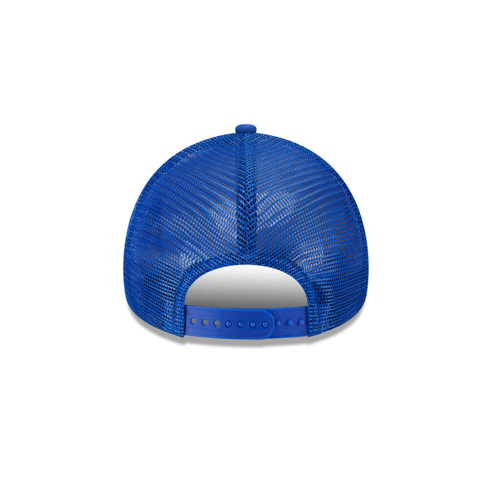 New Era Knicks Royal 940 A-Frame Trucker Snapback - Image 3