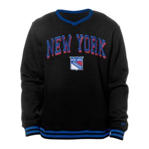 New Era Rangers New York Wordmark Black Crew