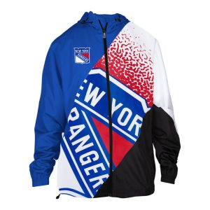 New Era Rangers Sport Classic Retro Windbreaker Jacket