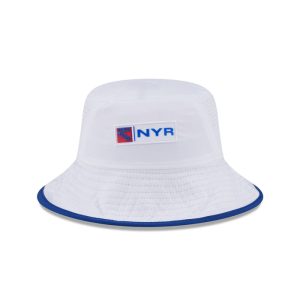 New Era Rangers Active White Bucket Hat