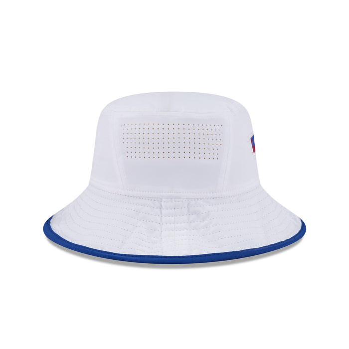 New Era Rangers Active White Bucket Hat - Image 6