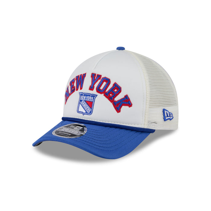 New Era Rangers Chrome 940 Modern Crown A-Frame Trucker - Image 2