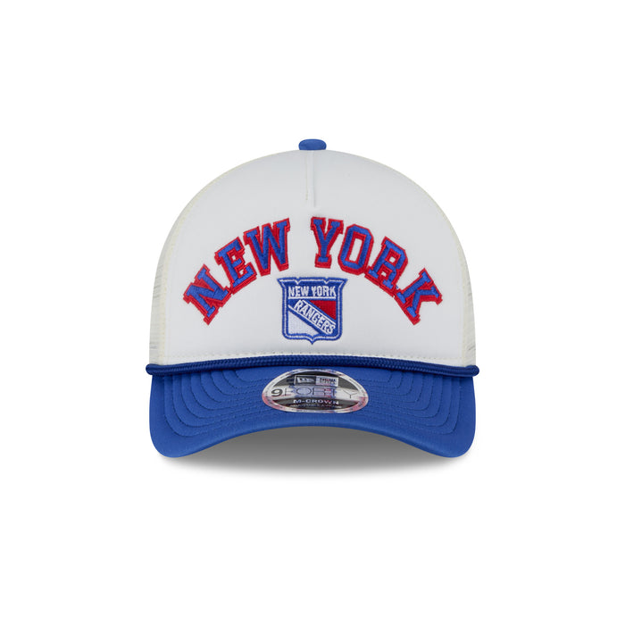 New Era Rangers Chrome 940 Modern Crown A-Frame Trucker - Image 3