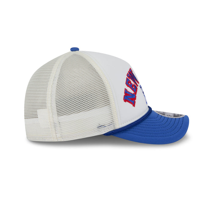 New Era Rangers Chrome 940 Modern Crown A-Frame Trucker - Image 6