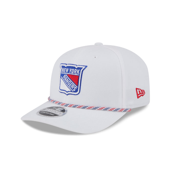 New Era Rangers White Multi Rope 970 Stretch Snapback