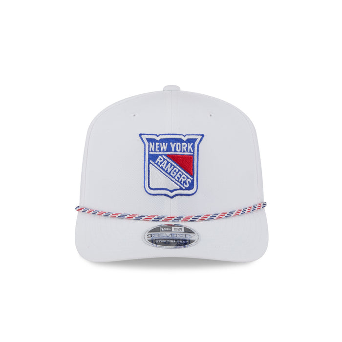 New Era Rangers White Multi Rope 970 Stretch Snapback - Image 3