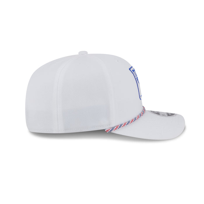 New Era Rangers White Multi Rope 970 Stretch Snapback - Image 6