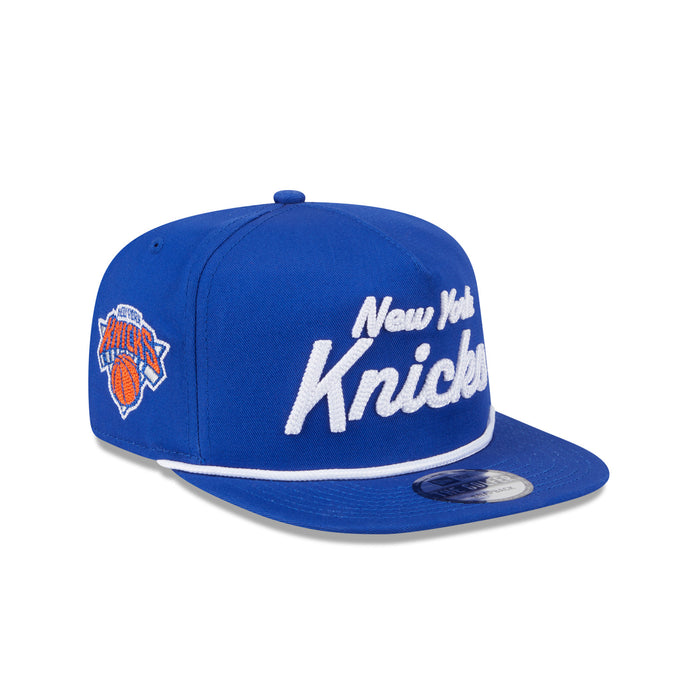 New Era Knicks Adventure Team Text Golfer Snapback
