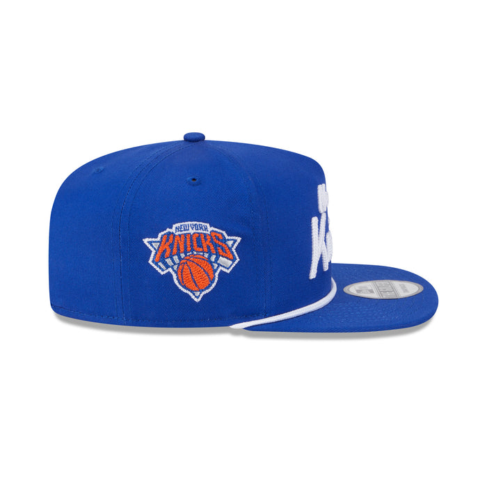 New Era Knicks Adventure Team Text Golfer Snapback - Image 5