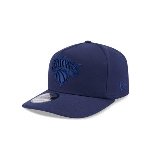 New Era Knicks Color Pack Tonal Navy Pre-Curve 950 A Frame