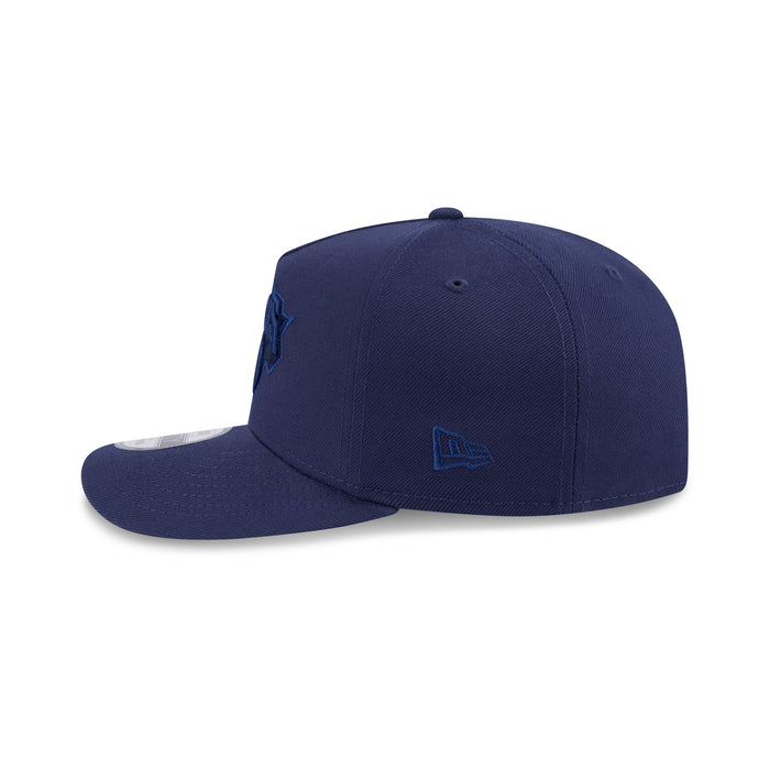 New Era Knicks Color Pack Tonal Navy Pre-Curve 950 A Frame - Image 5