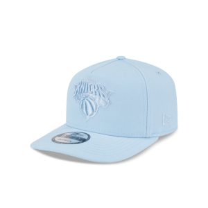 New Era Knicks Color Pack Tonal Glacial Blue Pre-Curve 950 A Frame