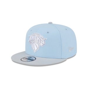 New Era Knicks Color Pack 2- Tone Glacial Blue/Silver 950 Snapback