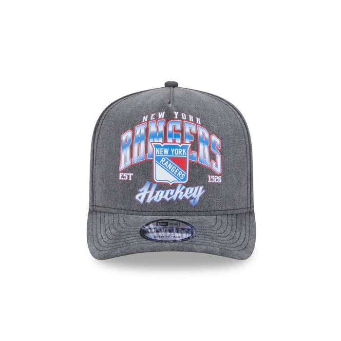New Era Rangers Throwback Washed 950 A-Frame Snapback - Image 4