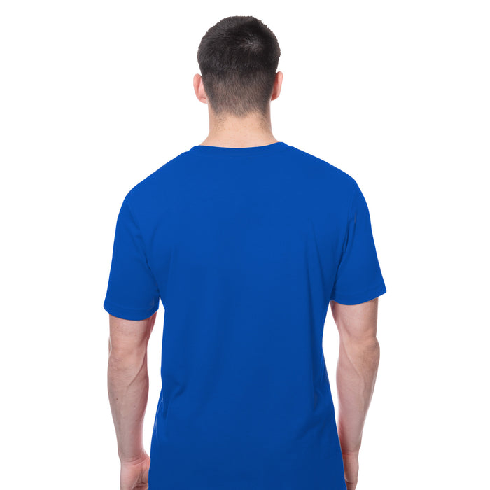 New Era Rangers Throwback Distressed Graphic Royal Tee - Image 2